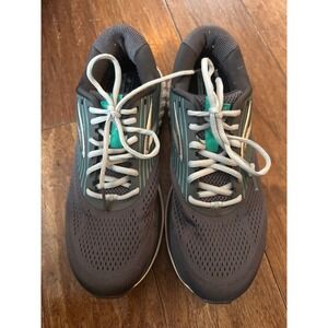 Brooks Ghost 14 Running Shoes‎ Women's Size 11 Medium Gray Teal Comfort